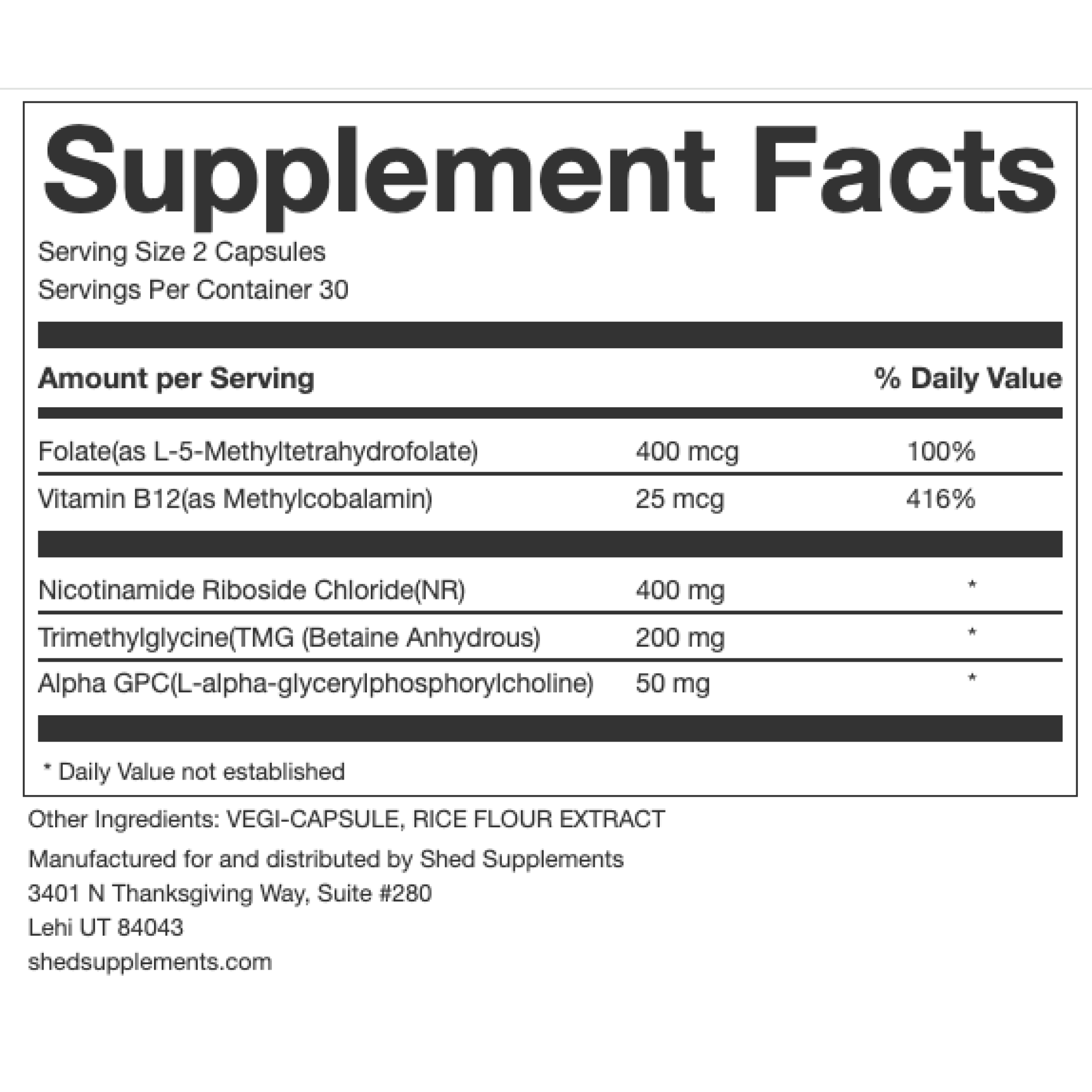 NAD+ Vitality Complex